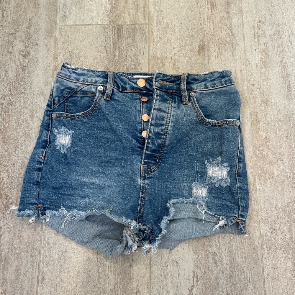 We the Free Free People Crvy Denim Shorts